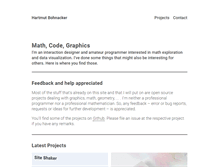 Tablet Screenshot of hartmut-bohnacker.de